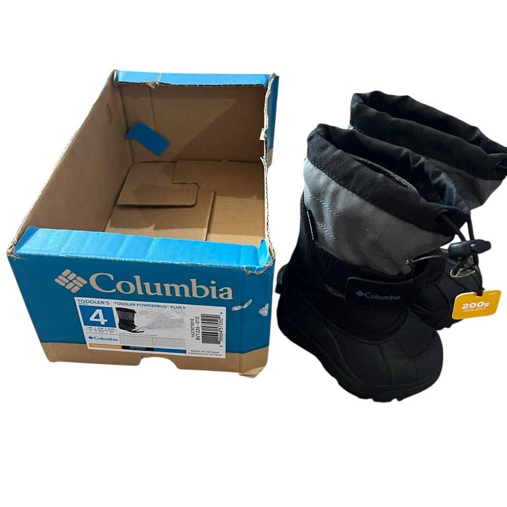 Columbia Kids Powderbug™ Plus II Size 4 Toddler Snow/winter Boots